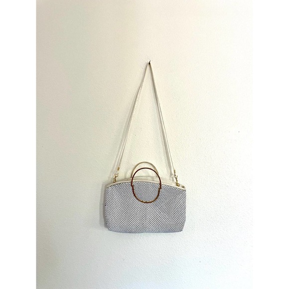 Vintage White Chain Link Mesh Evening Handbags - Picture 2 of 5